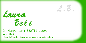 laura beli business card